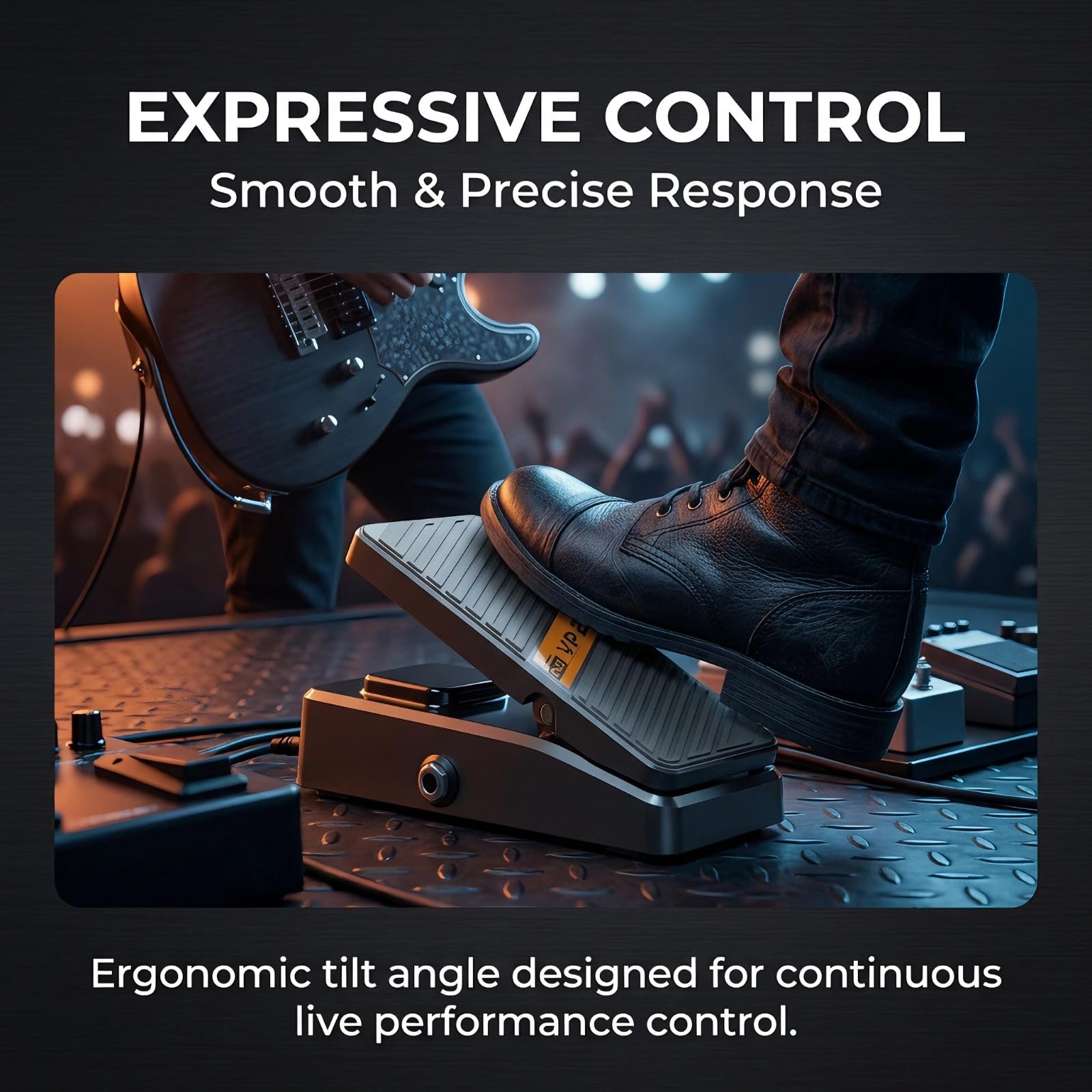 VP-2 Passives Lautstärke und Expressionpedal, Or Ange