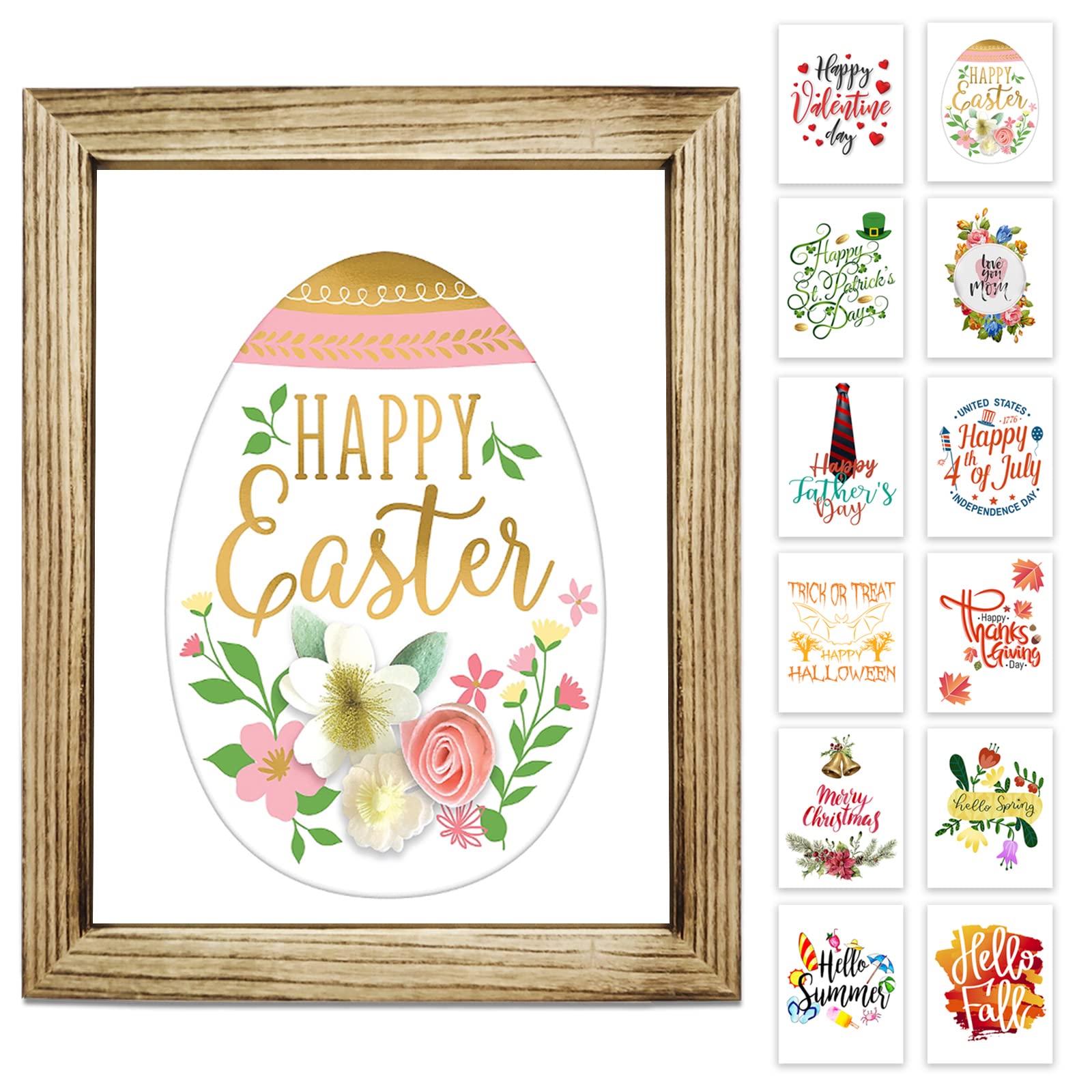 Christmas patterns frame