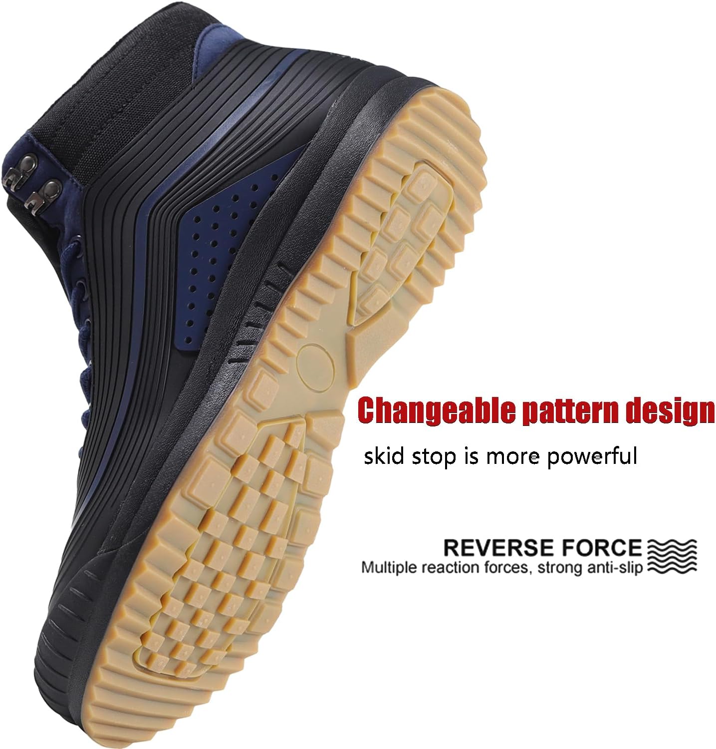 ulogu Snow Boots for Men Women丨Insulated Waterproof Fur Lined Booties丨Non Slip Lightweight Winter Shoes - Image 6