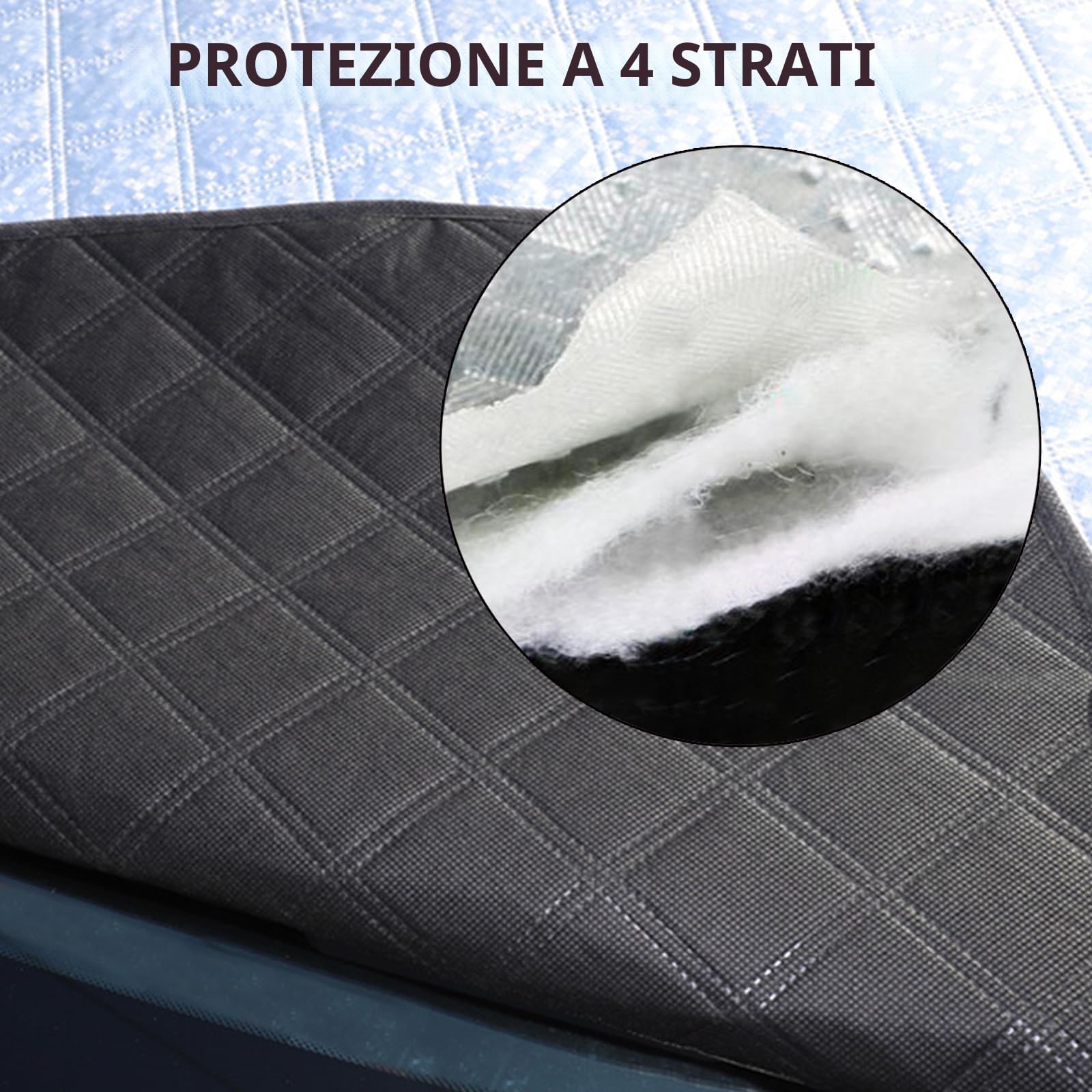 Copriparabrezza per auto inverno protezione neve ghiaccio gelo sole polvere
