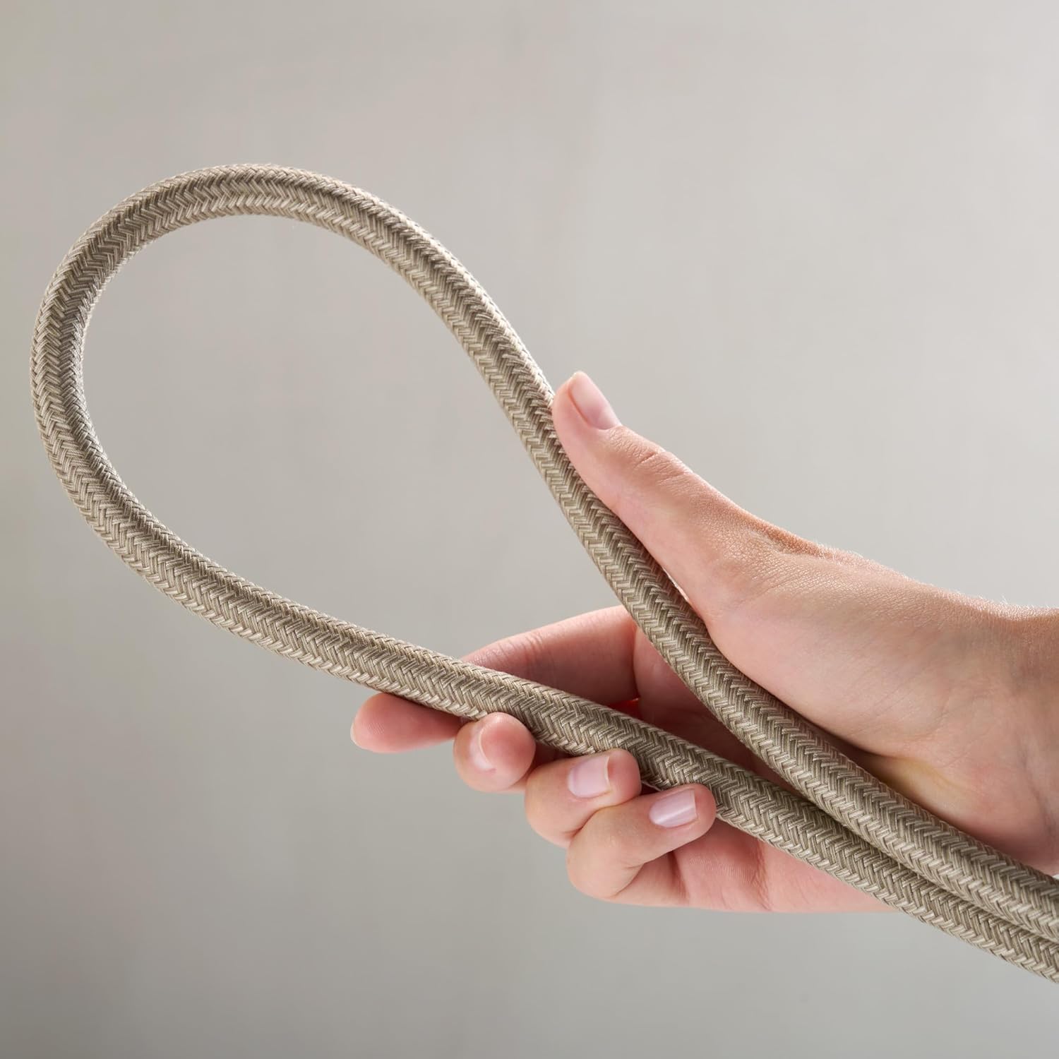 hansgrohe 28230140 DesignFlex Textile Brushed Bronze Handshower Hose, 80-inch