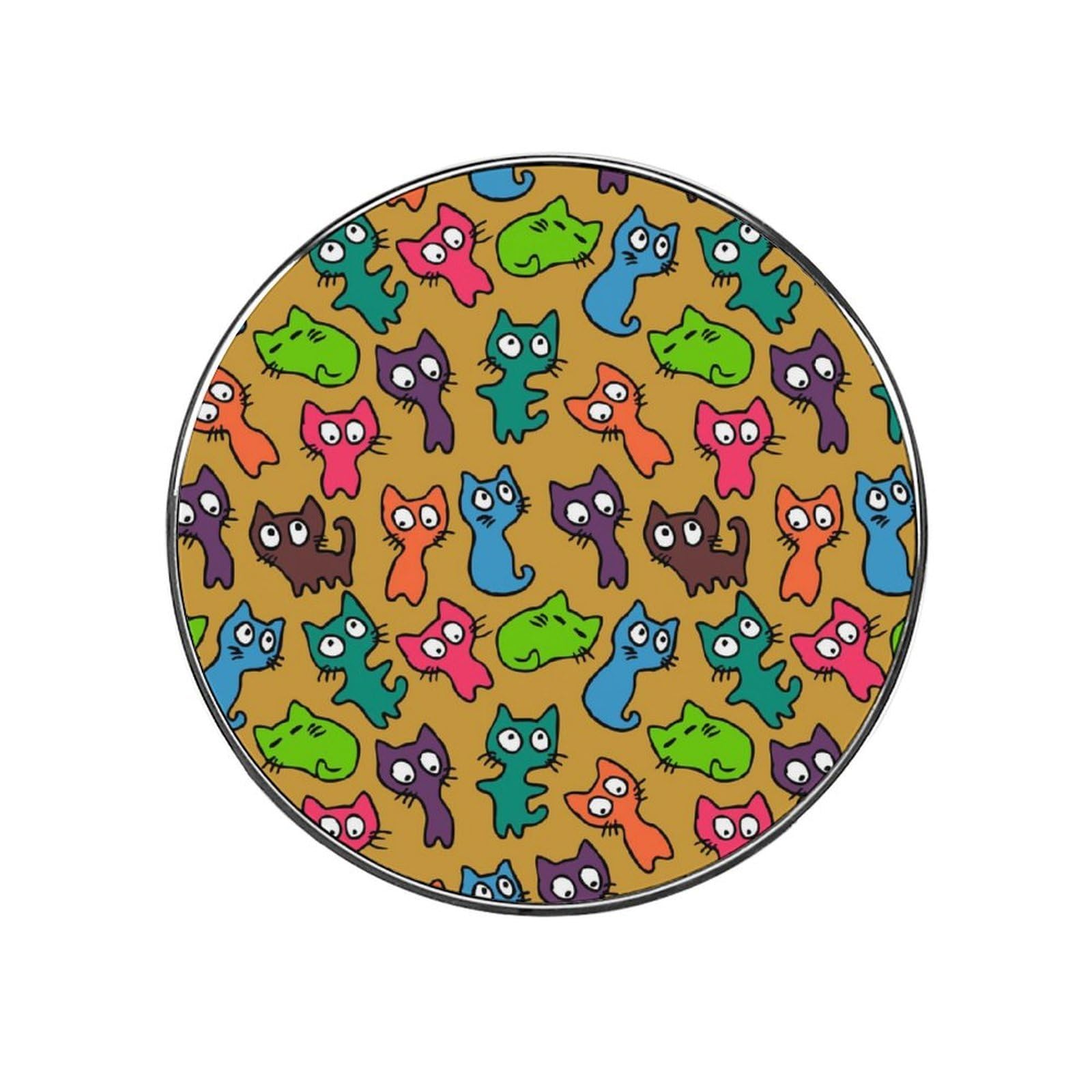Colorful Kitten Refrigerator Magnet Decorative Locker Magnet For Kitchen And Office Home Décor