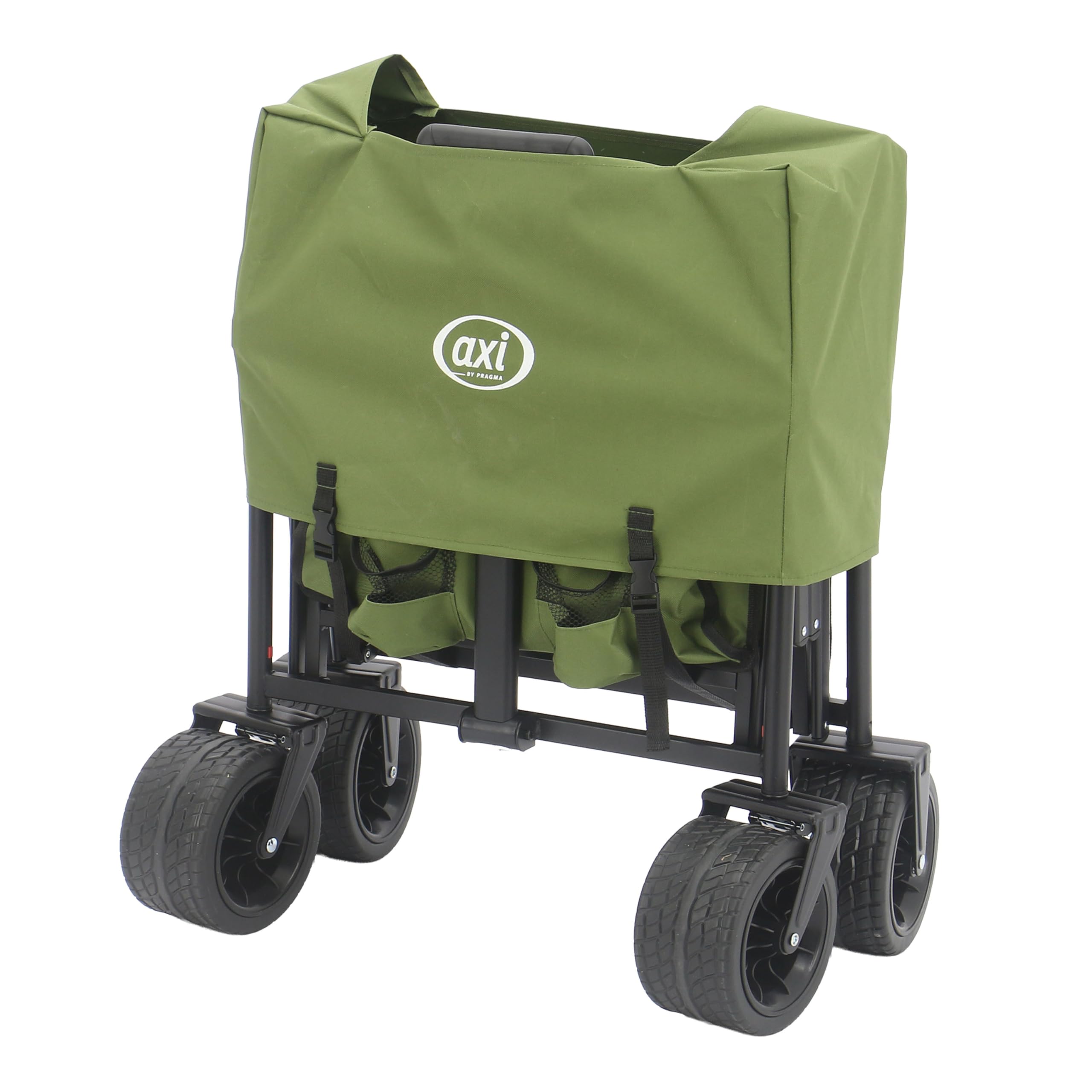 AXI SB221 Chariot de Plage Pliable avec Toit Vert