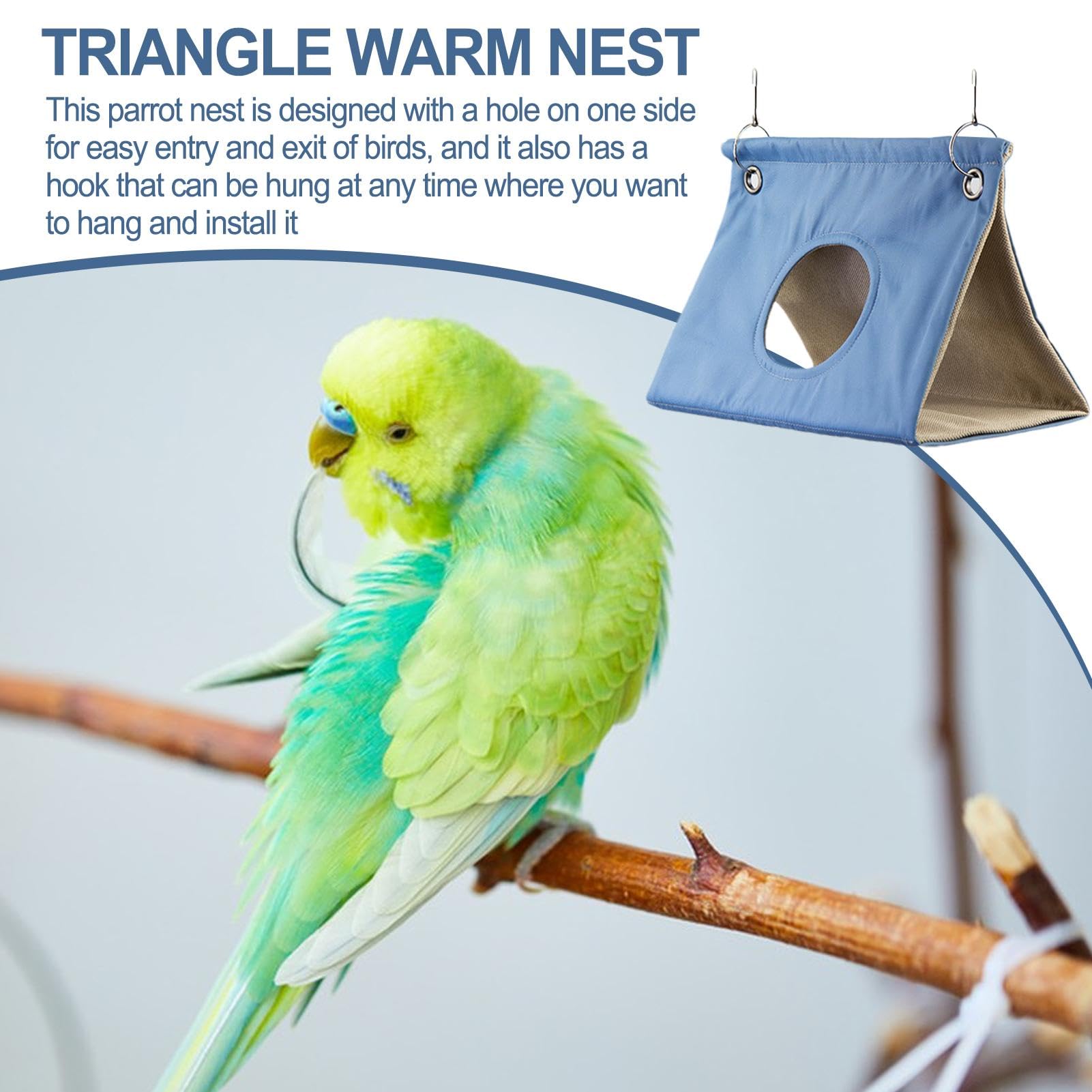Amazon.co.jp: 鳥用ハンモック 鳥用テント、快適な鳥用ベッド