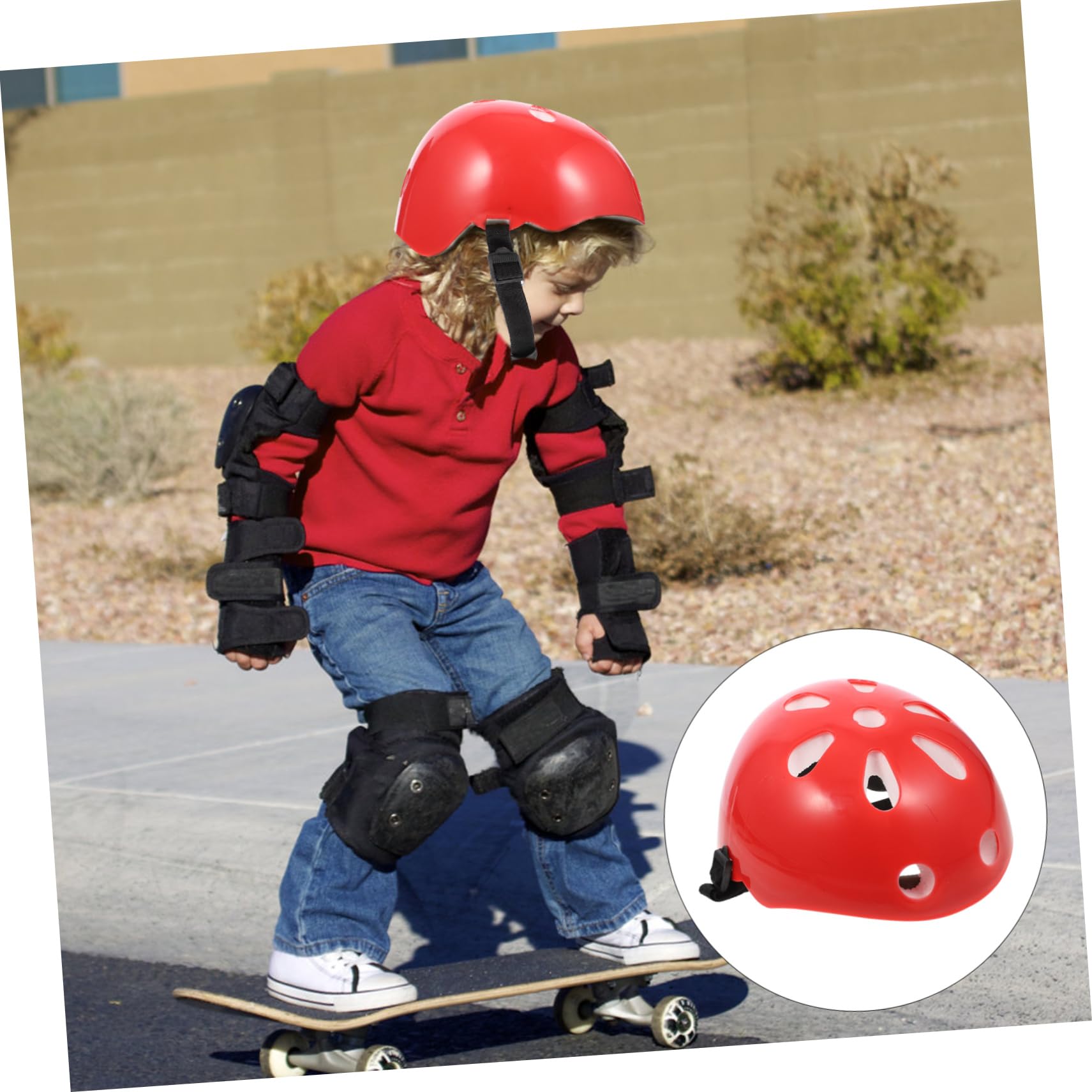 Toddmomy 2 Uds Casco Casco De Bicicleta Niño Casco Niños Bicicleta Casco Plástico Rojo Patinaje Cascos Equipo De Protección Casco De Bicicleta para Niños Cuatro Estaciones Equipo De