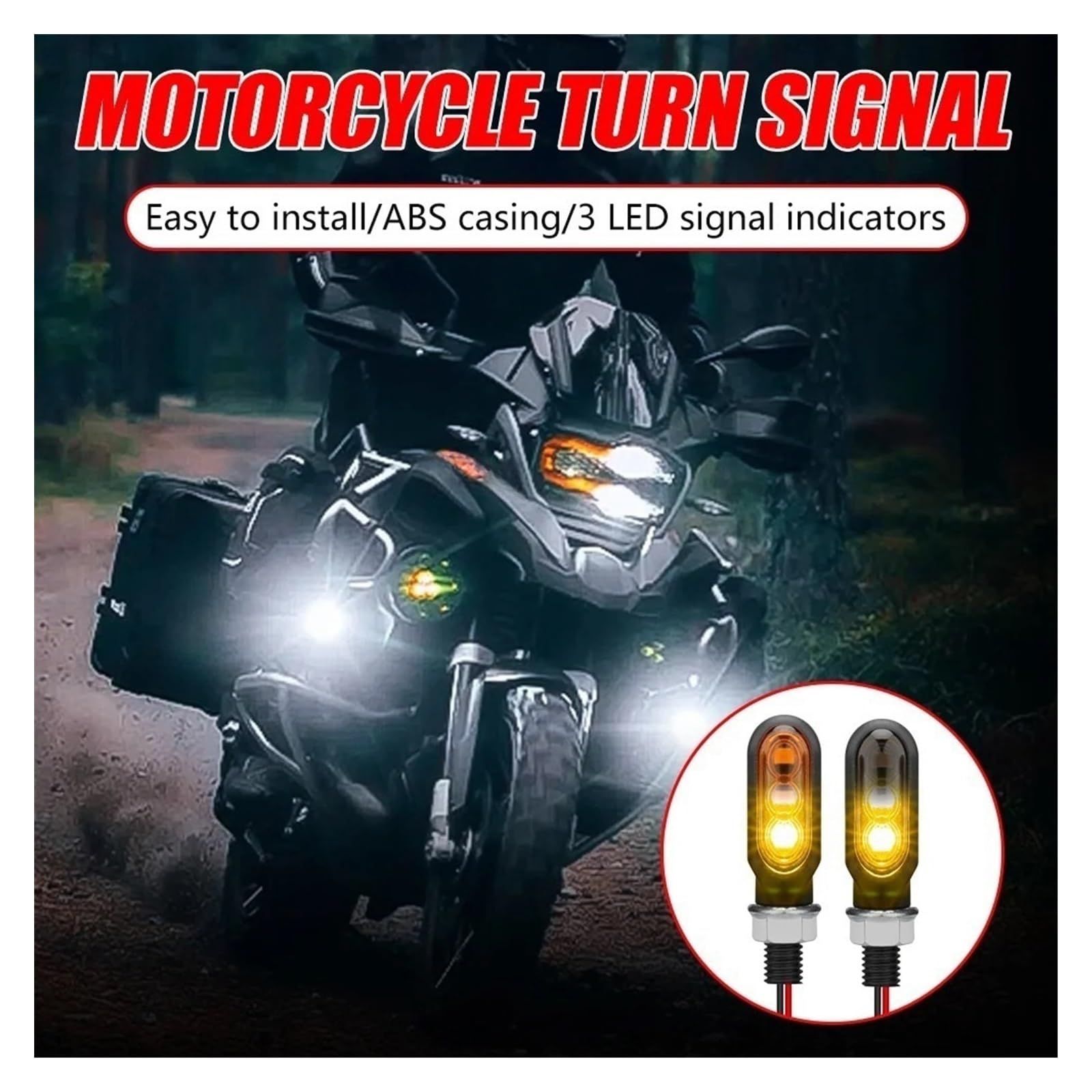 Indicatore direzione a LED moto scorre sequenziale Indicatoris Motos
