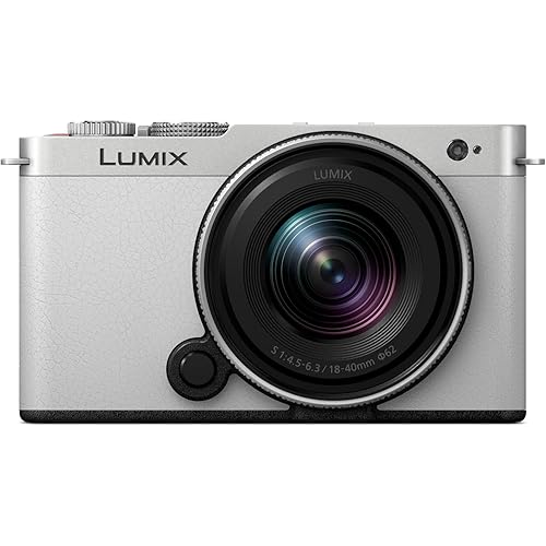 Panasonic LUMIX S9 Full-Frame Mirrorless Camera with S 18-40mm F4.5-6.3 Lens, Compact, Lightweight Body, Perfect for Social Media and Travel, DC-S9NWA9