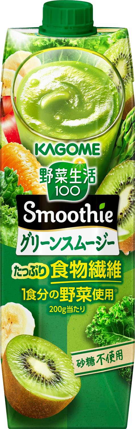 Amazon.co.jp: カゴメ 野菜生活100 Smoothie グリーンスムージー