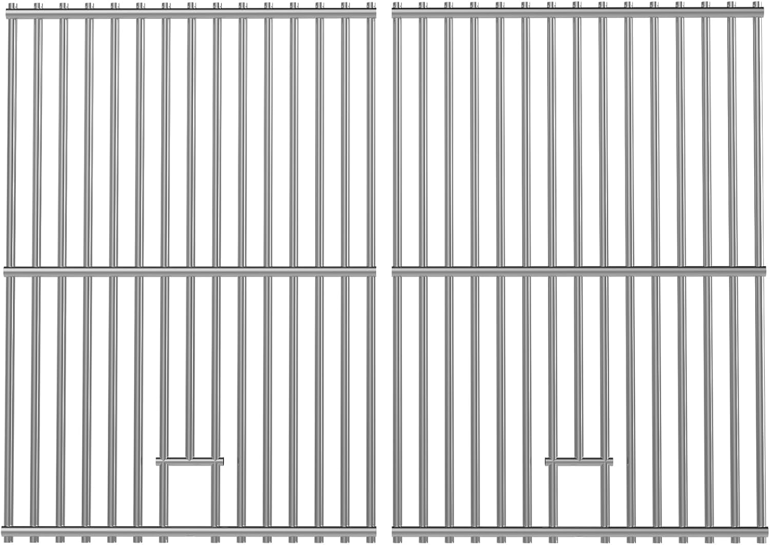 17’’ Stainless Steel Cooking Grates for Charbroil Commercial Infrared 463355220 463242516 463242515 463243016, Cooking Grids for Weber Spirit E/S-310, 320, 330, G466-0025-W1A Replacement Parts