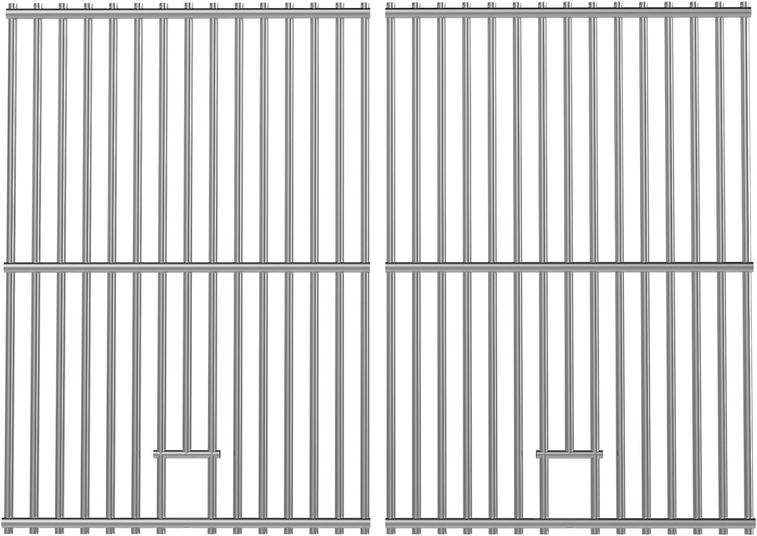 15 inch 2Pack stainless steel Grill Grate, Cooking Grate for Cooking Grid Grates Replacement for Select Gas Grill Models by Broil King, Broil-Mate,Huntington and Sterling Gas Models
