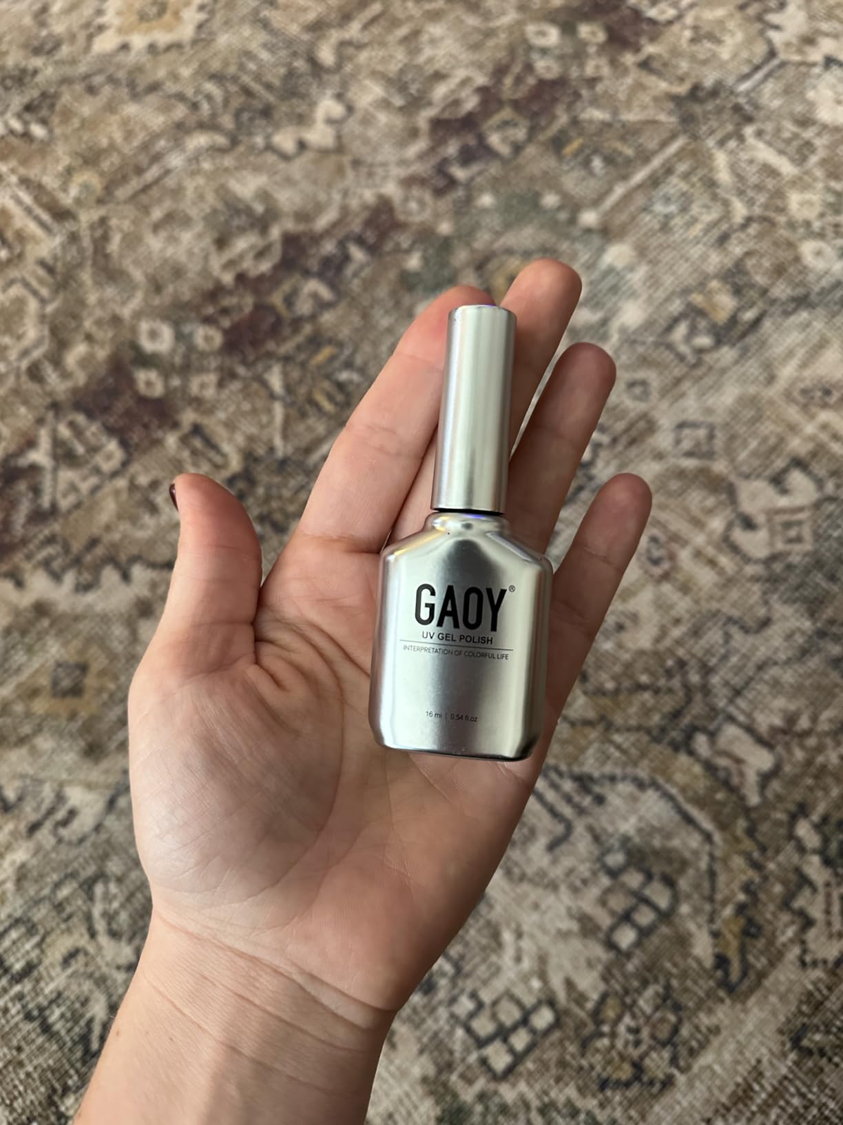 GAOY Jelly Nude Gel Nail Polish, 16ml Sheer Rose Pink Translucent Soak Off Gel Polish, UV Light Cure for Nail Art DIY, 1624 Ocean Song
