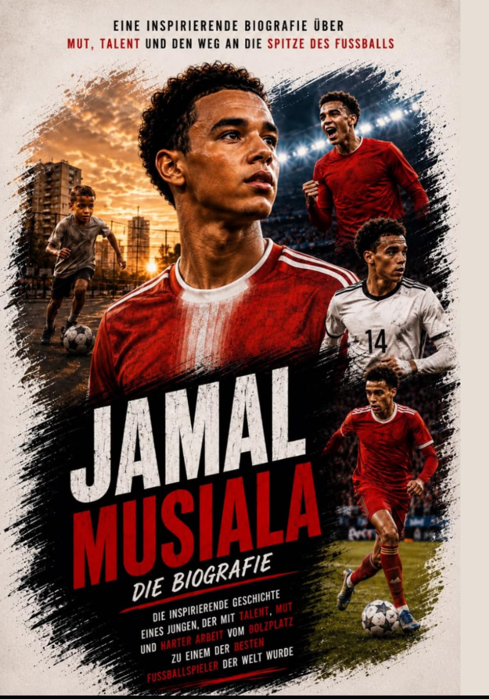 Jamal Musiala (Kinderbuch Biografie): Die inspirierende Geschichte eines Jungen, der mit Talent, Mut und harter Arbeit vom Bolzplatz zu einem der ... - Kinderbücher Biografien von Fußballern)