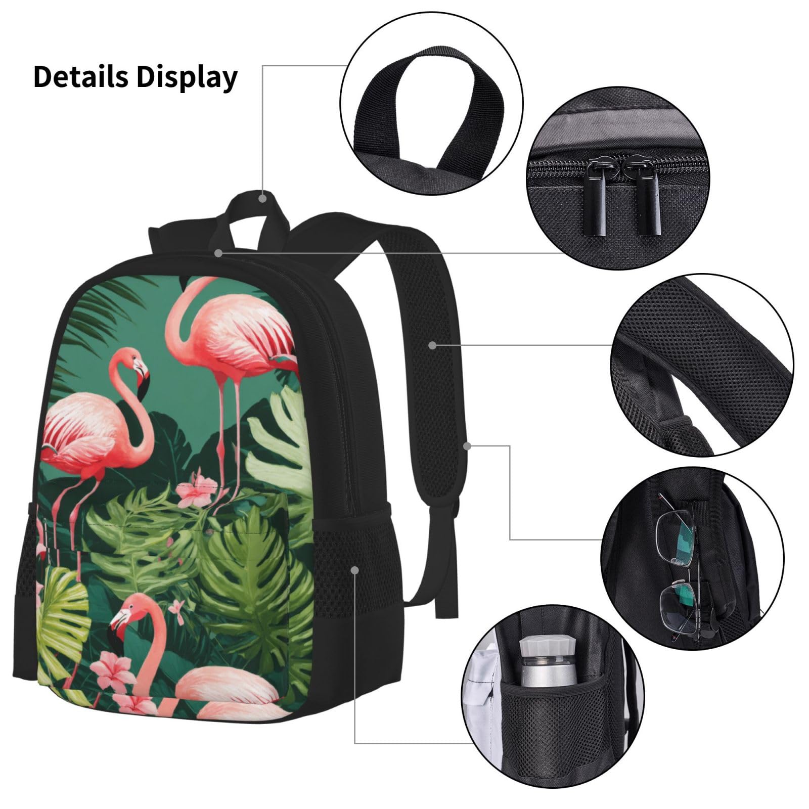 Zaino, borsa portapranzo, astuccio, set da 3 pezzi, per lavoro e