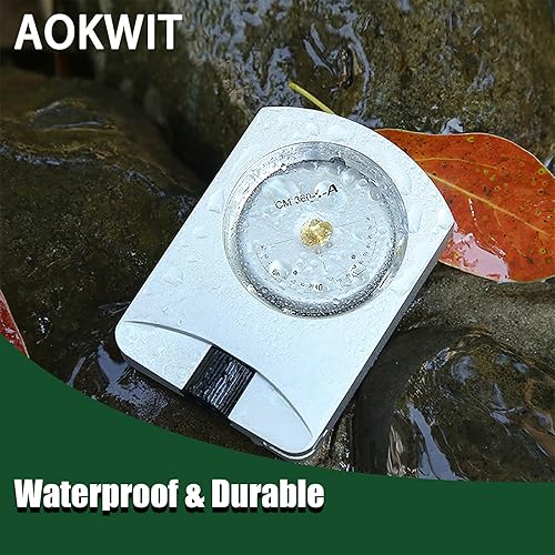 Miniatura 6 de Altimeter profesional de aluminio preciso Clinómetro impermeable de altura óptica Clinómetro de altura sin batería compacto portátil Clinómetro de