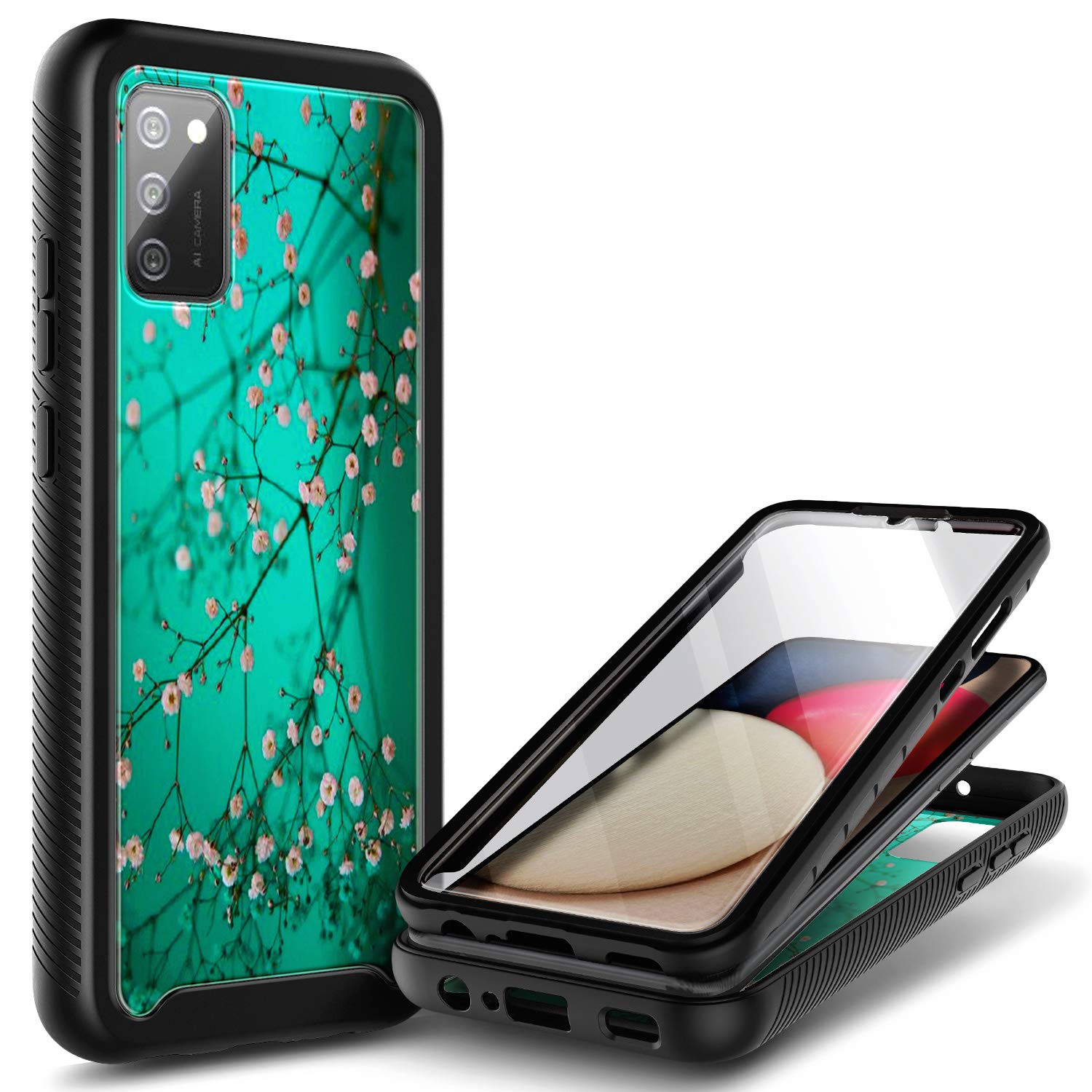 NZND Designed for Gabb Phone 3 Pro Case with [Built-in Screen Protector], Full-Body Protective Shockproof Rugged Bumper Phone Case (Plum)