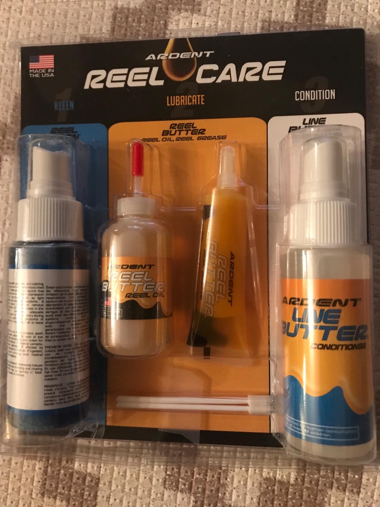 Ardent Reel Care 3 Step Pack for Complete Fishing Reel