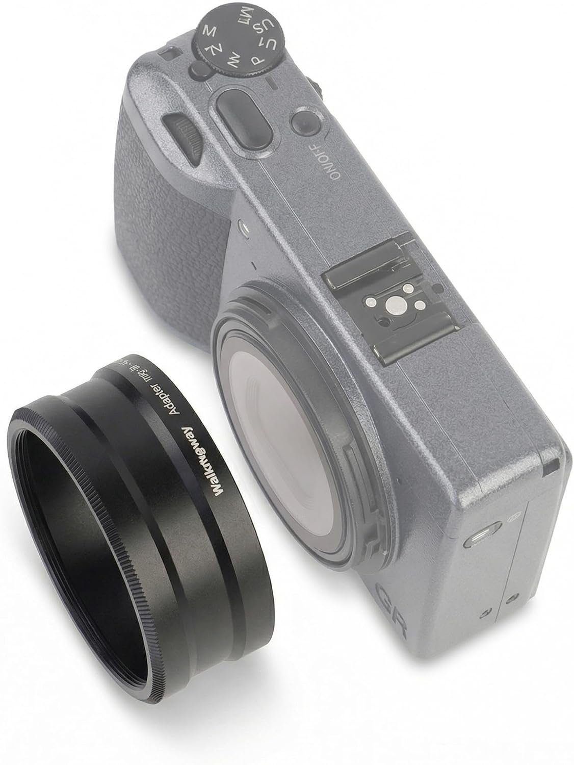 Walking Way 49mm Filter Adapter Ring for Ricoh GR3/GR3x, Aluminum | Adapter ring for Ricoh GR3/GR3x. Replaces GA-1/GA-2. Attach 49mm filter for street, travel & vlog. Lightweight, durable