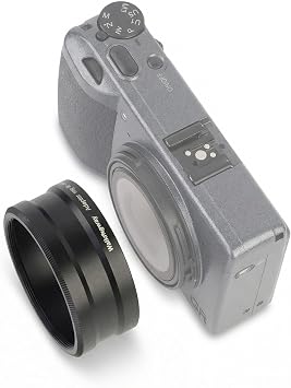 Walking Way Filter Adapter Ring Kit for Ricoh GR4 / GR IV Includes 49mm MCUV & CPL Filters, 4X Close-Up Lens Filter for Macro Photography, Zipper Pouch for Storage