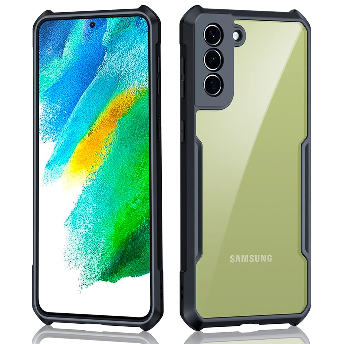 Lustree Ultra Thin Clear PC Back with TPU Phone Back Cover Case Military Grade Back Cover Case for Samsung Galaxy S21 FE 5G (B09RZTJ2Q3) Amazon Price History, Amazon Price Tracker