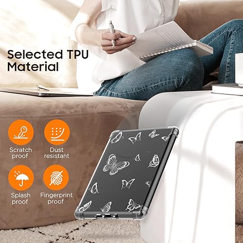 Miniatura 177 de MoKo Funda para Kindle Paperwhite de 6.8" (11ª generación-2021) y Kindle Paperwhite Signature Edition, ultra transparente, suave, flexible, Negro