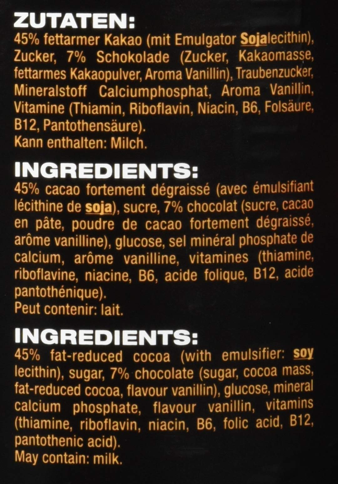 Caotina Noir Zartbitter Dose 500g, 6er Pack (6 x 500 g)