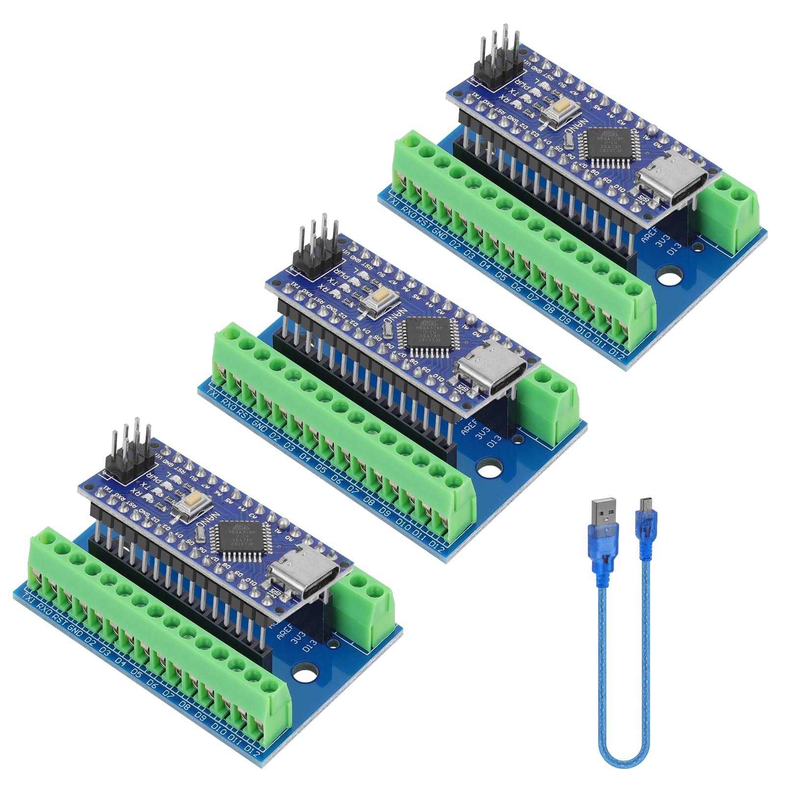 Lafvin Driver USB Nano V3.0 ATMEGA328P CH340G 5V 16M Microcontroller ...
