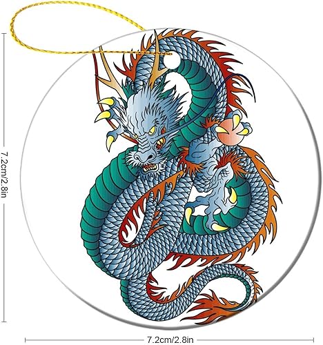 Miniatura 2 de Adornos de Navidad de cerámica 2023, decoraciones para árbol de Navidad para niños, amantes y amigos, adorno colgante de doble cara de 2.8 pulgadas