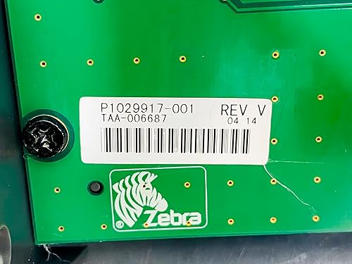Miniatura 3 de P1037974-031 Placa de control frontal para impresora térmica Zebra ZT230 de código de barras 203 ppp 300 ppp genuino