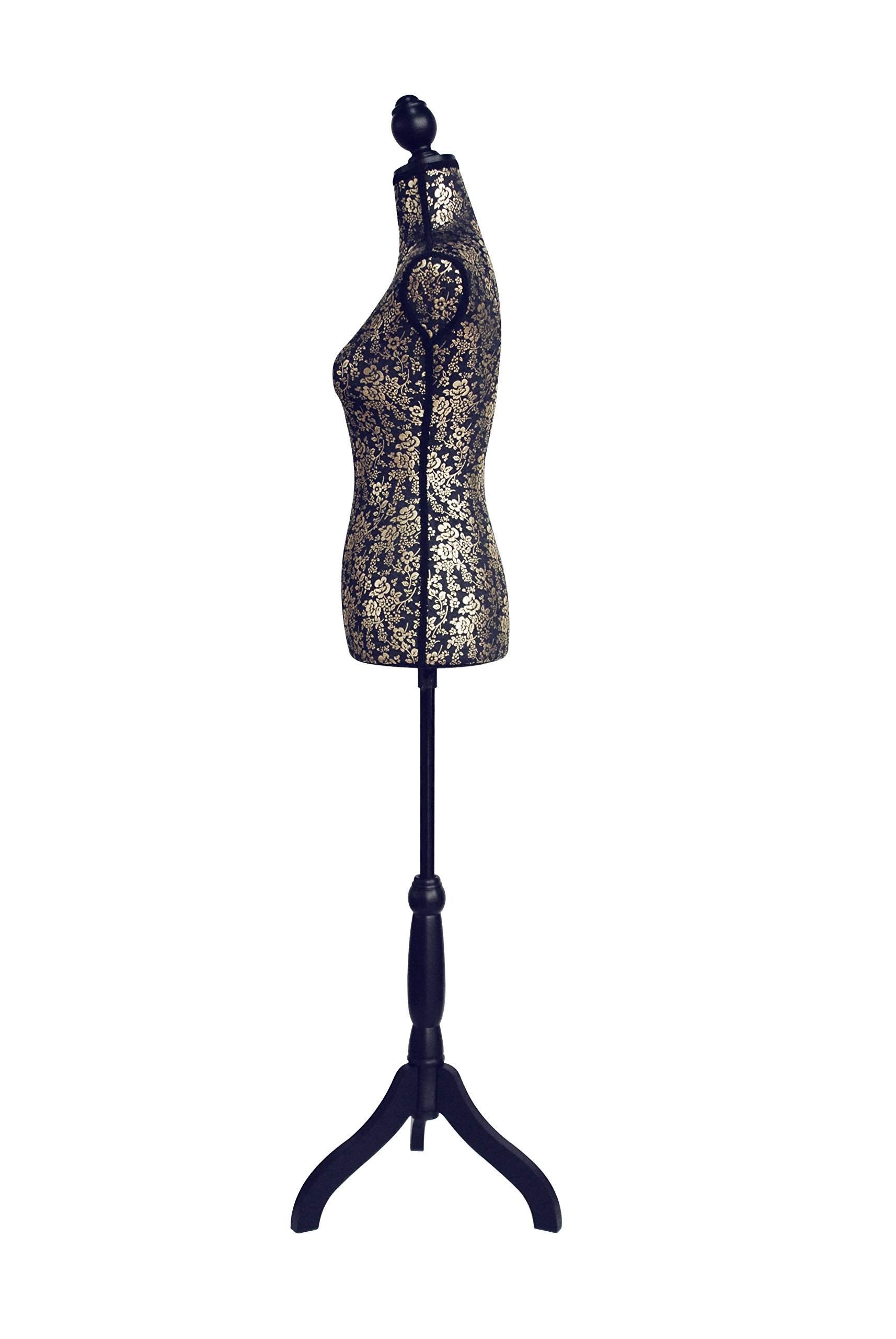 Clarie Glamour tailor brush in gold and black