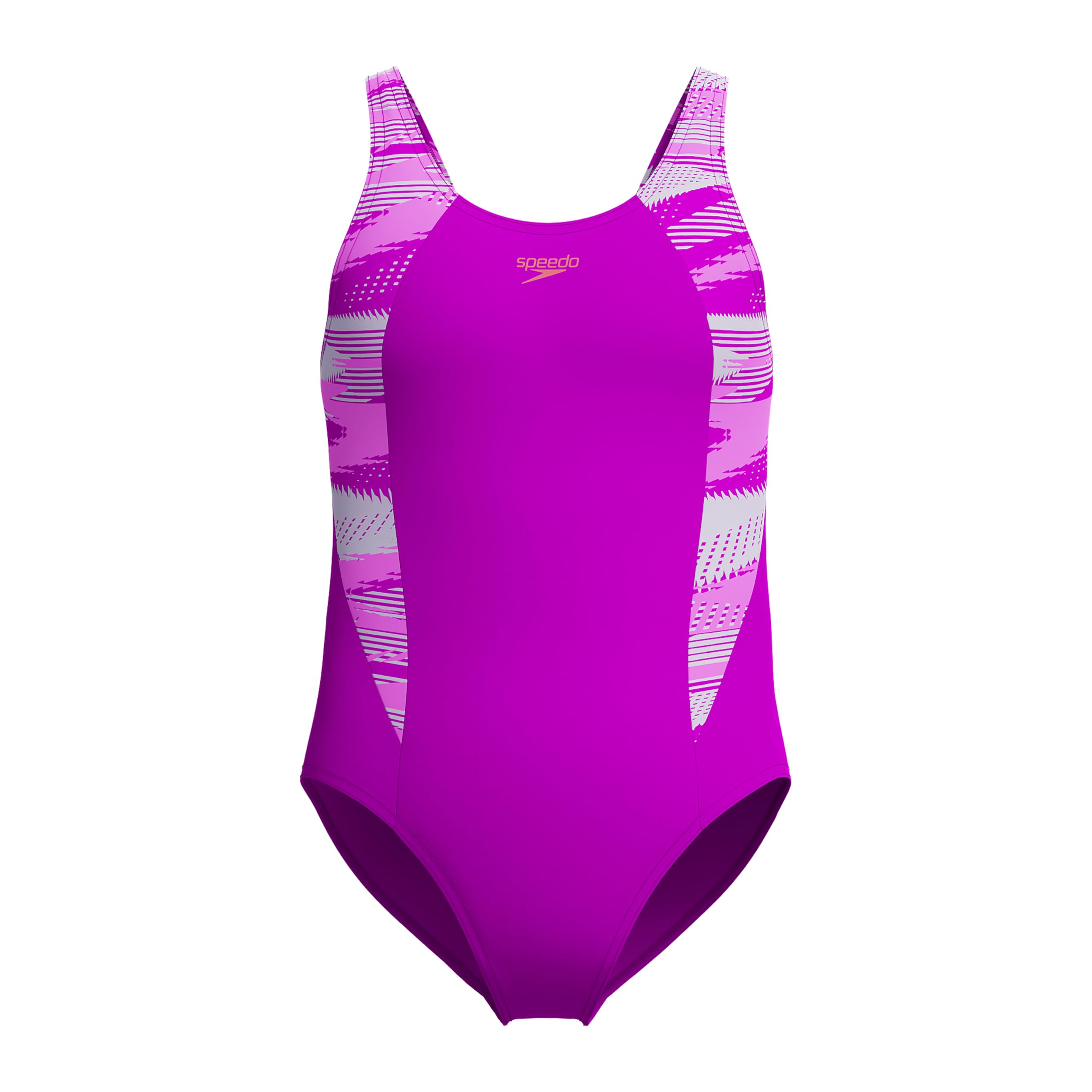 Speedo Pieluszka kąpielowa Dziewczynki Hyperboom Splice Muscleback Swimsuit | Swim Training |Chlorine Resistant | Quick Drying | Stretch Fabric | Comfort Fit