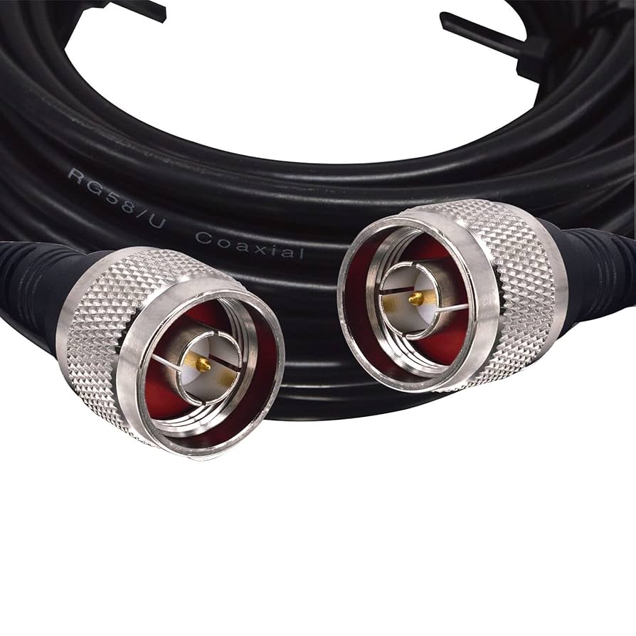 Amazon | BOOBRIE 10M Nオス-Nオス N型ケーブル RG58/Uケーブル