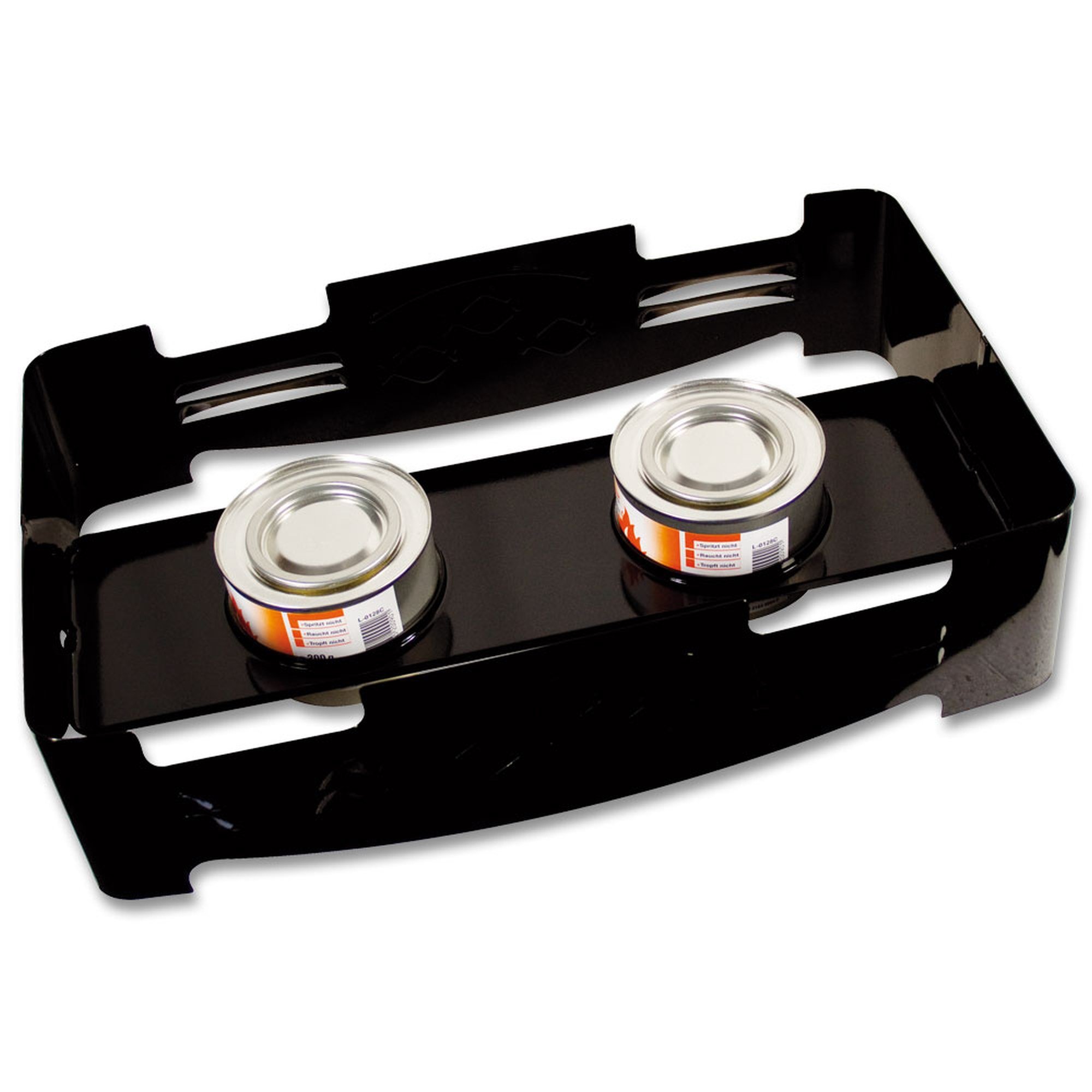 Eversmoke Edelstahl Tischräucherofen Set mit 2x Brennpaste für Fisch, Wurst, Käse/Räuchern Grillofen inkl Brennpaste
