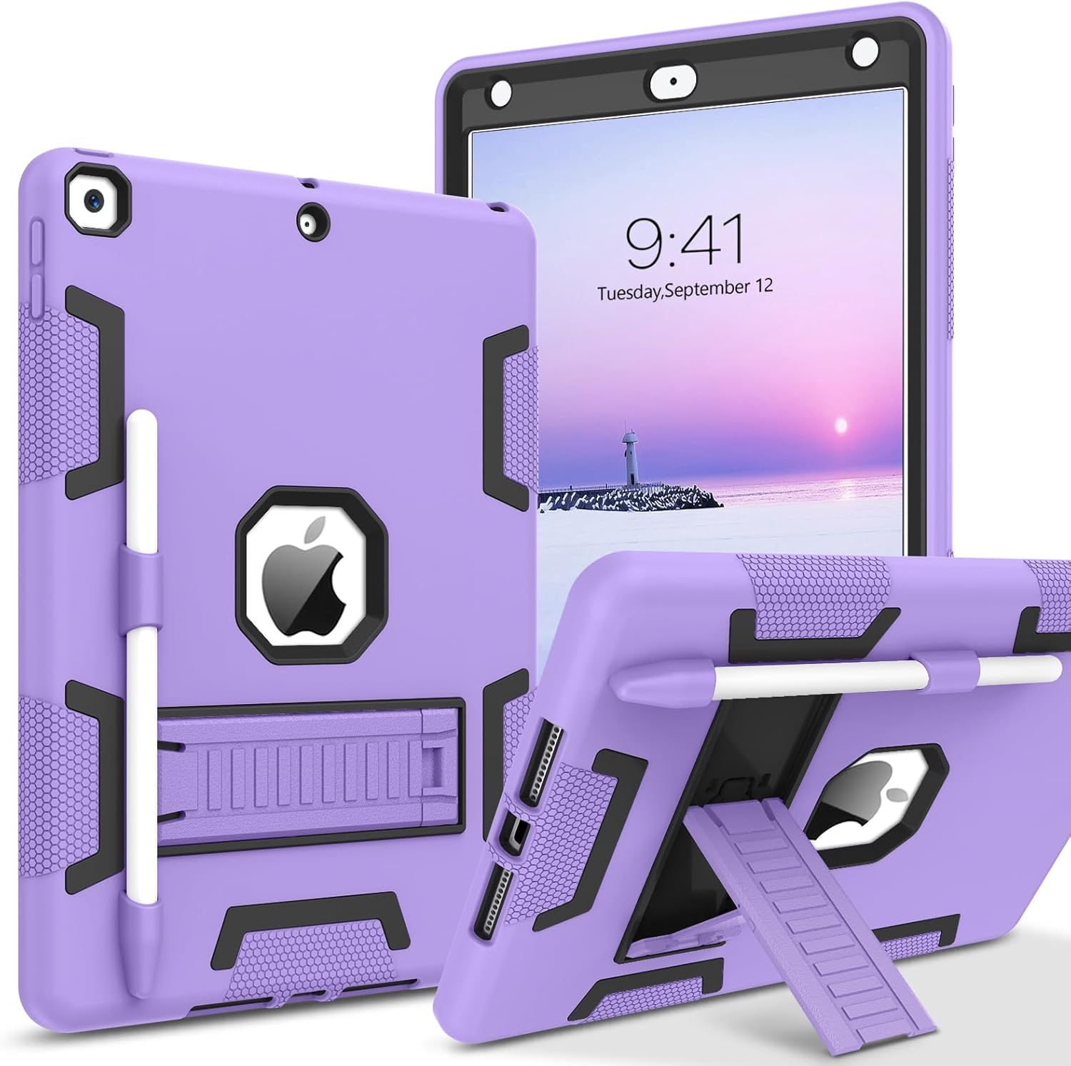 Herize IPad 9th/8th/7th Generation Case Cover For Kids Boys Girls 2021 - View #5