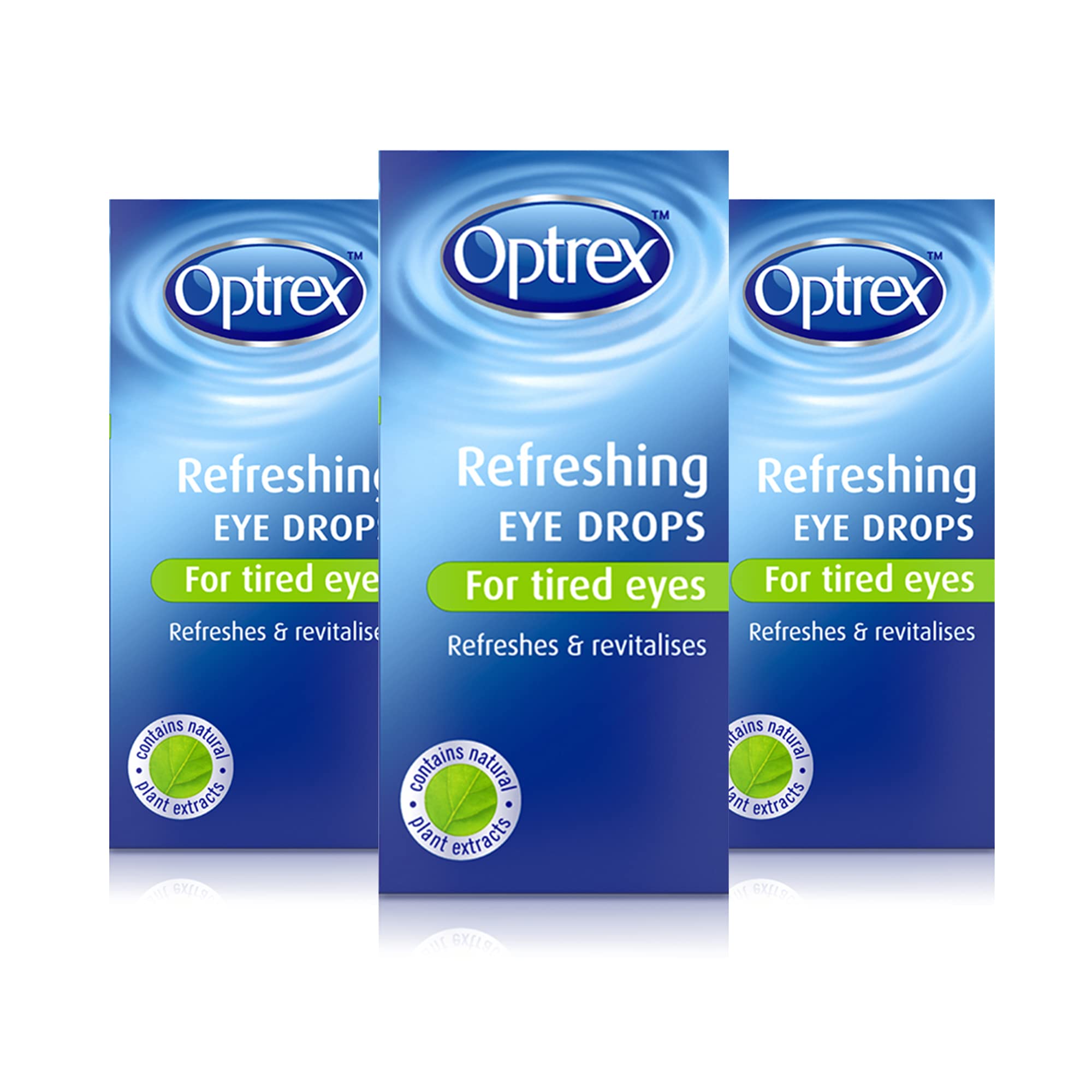 OptrexRefreshing Eye Drops, Refresh Tired Eyes (Pack of 3 x 10ml)