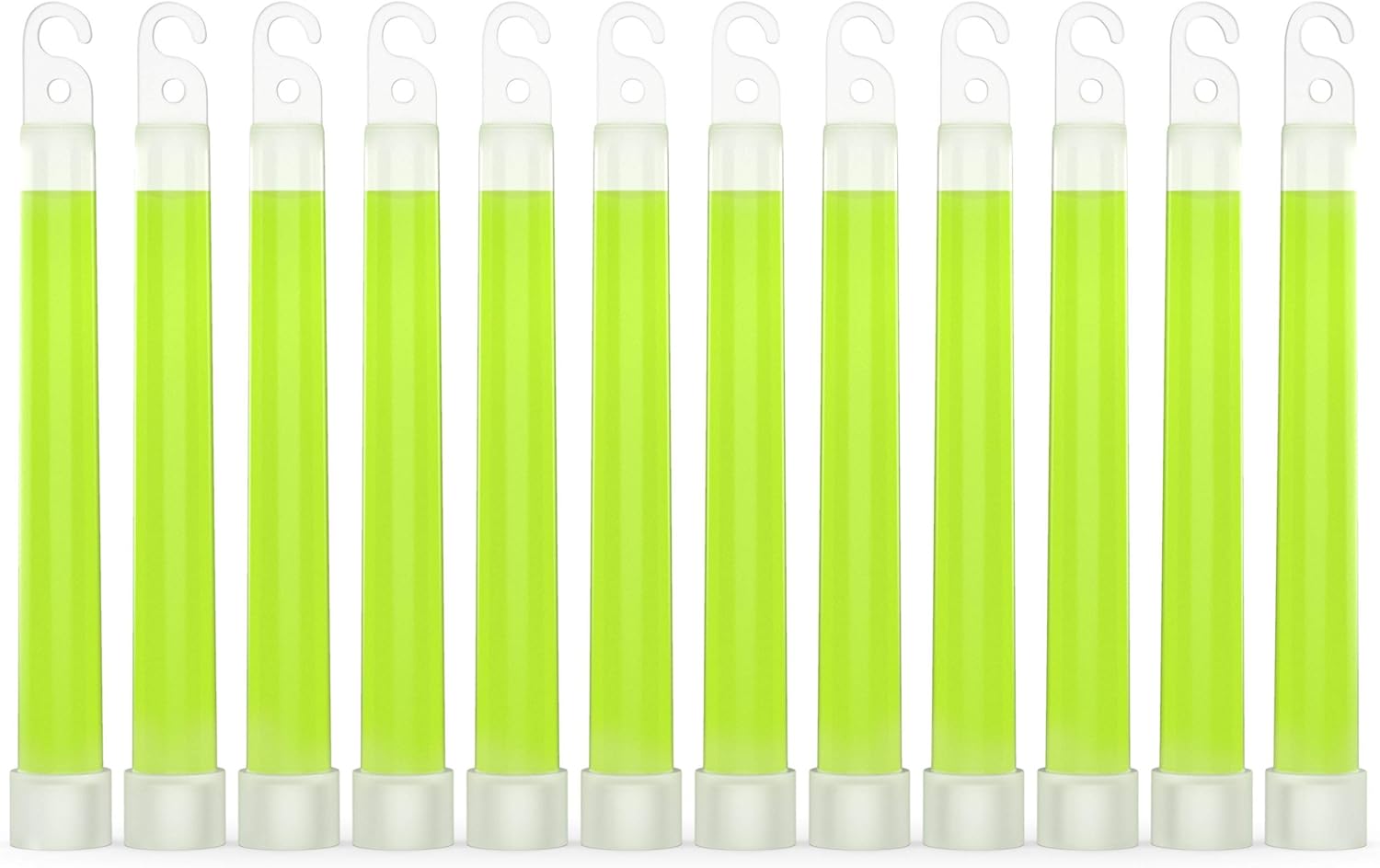 Swiss Safe Premium 6" Glow Sticks, Extra Bright, 12+ Hour Duration, Emergency Ready, Green, 6 Pack : Sports & Outdoors