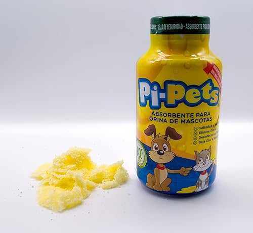 Miniatura 8 de PI-Pets Polvo solidificador y desodorante superabsorbente para orina de mascotas, aroma natural de eucalipto, agente gelificante de gel biológico,