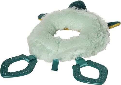 Miniatura 5 de Manhattan Toy Theo Turtle - Anillo de juguete para bebé con papel arrugado y mordedores texturizados