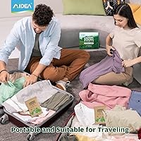 Vista 6 de AIDEA Hojas de detergente para ropa, aroma fresco (100 cargas), 50 hojas, detergente ecológico para ropa, sin jarra de plástico, hojas de jabón