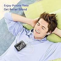 Vista 5 de Convertidor de reproductor de cassette convierte cinta a digital MP3 digital, reproductor de cinta portátil con inversión automática, conector