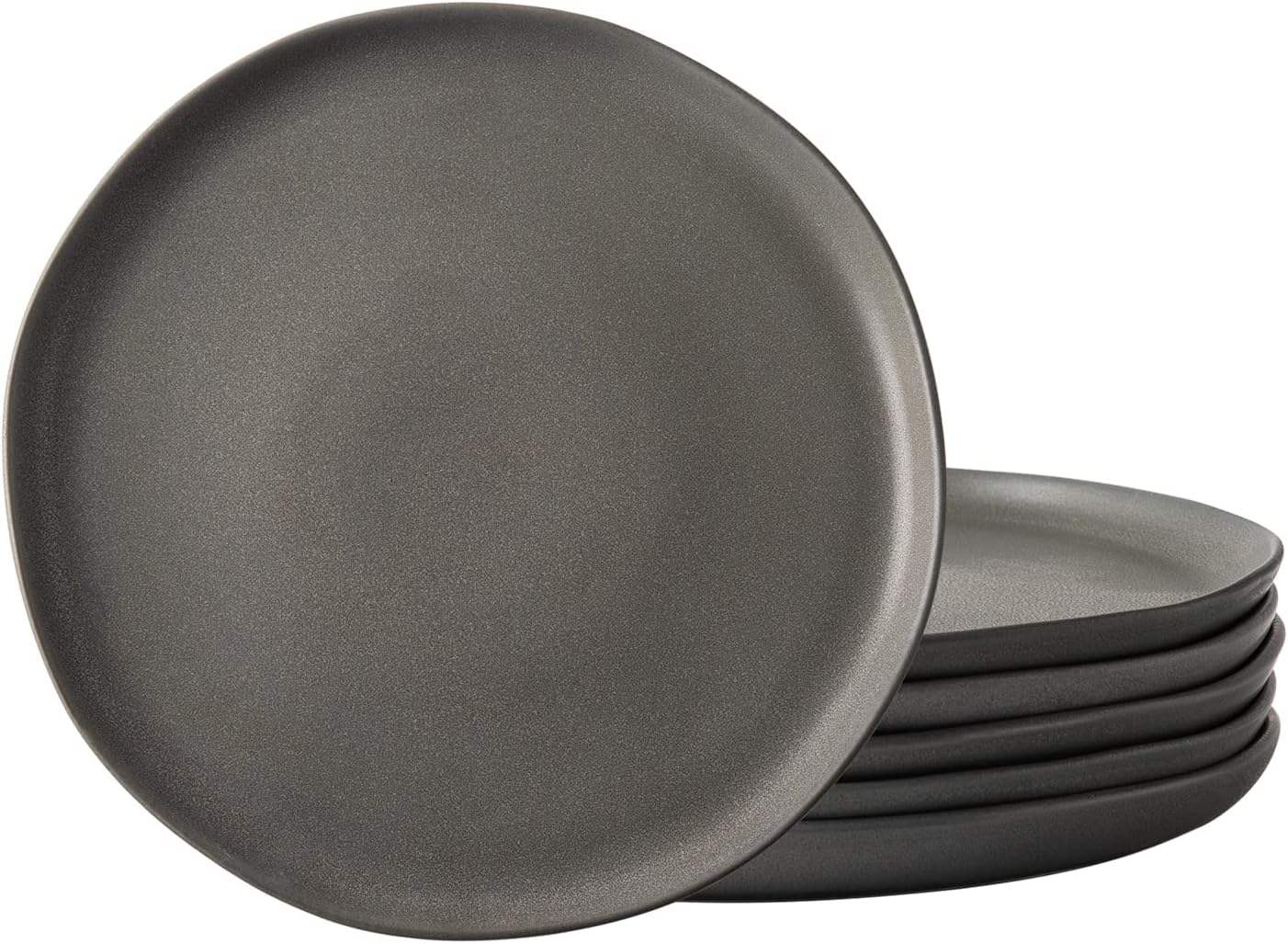 Aazon.co: AorArc Ceraic Dinner Salad Plates Set Of 6, Wavy Ri 8.5 Inch Dish Set, The