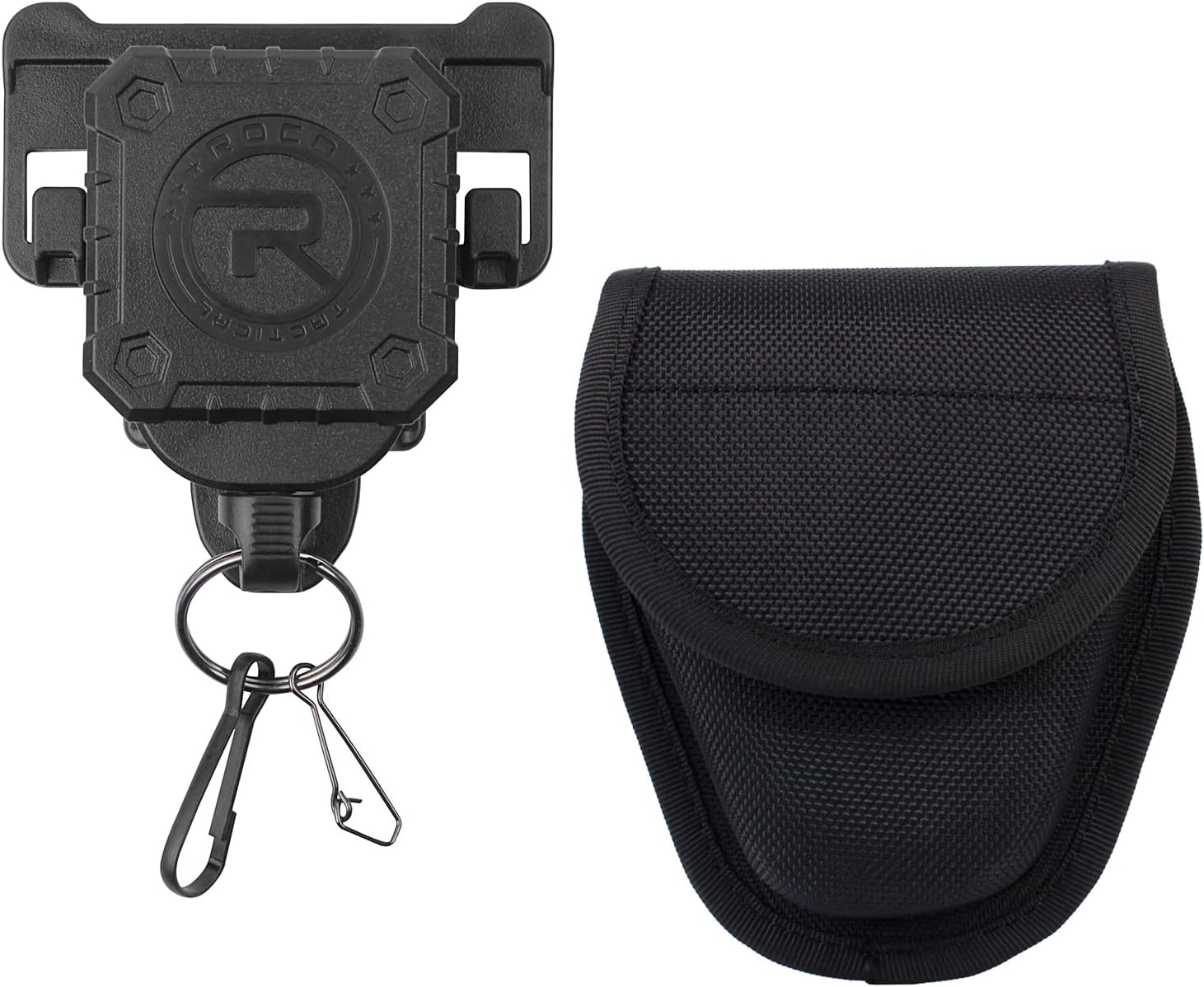 ROCOTACTICAL Double Handcuff Case, Tactical Retractable
