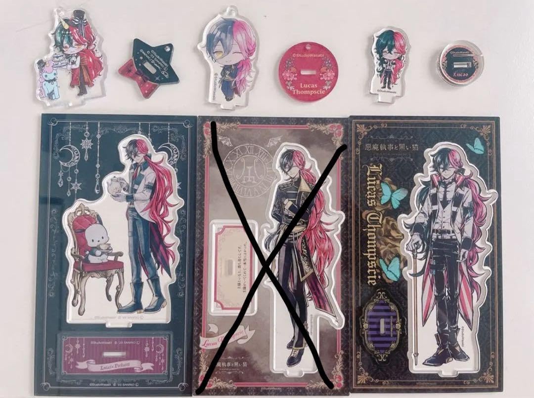 Amazon.co.jp: 悪魔執事と黒い猫 あくねこ ルカス アクリルスタンド