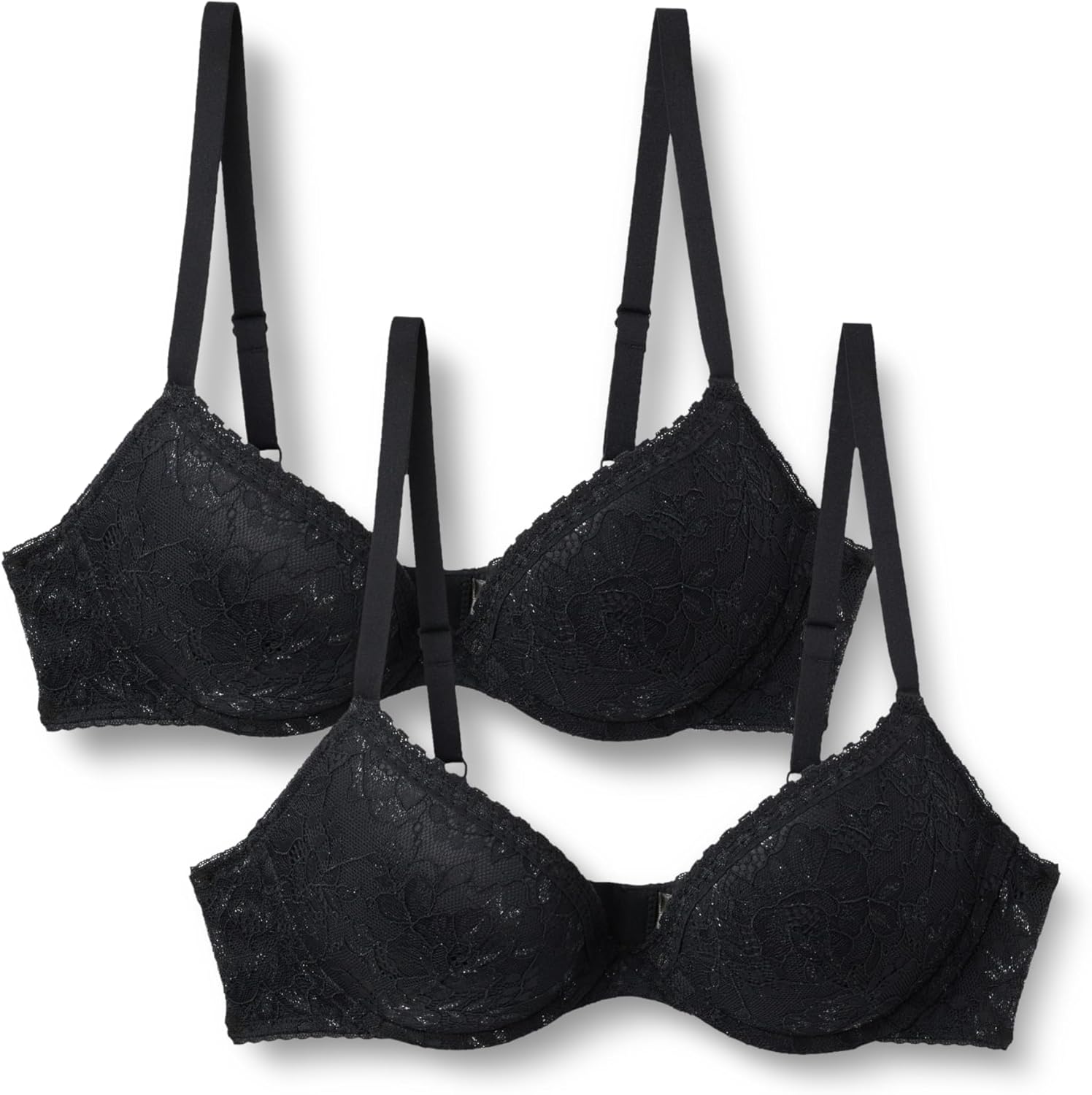 Amazon Essentials Women's Stretch All Over lace Lined Push-up Bra
