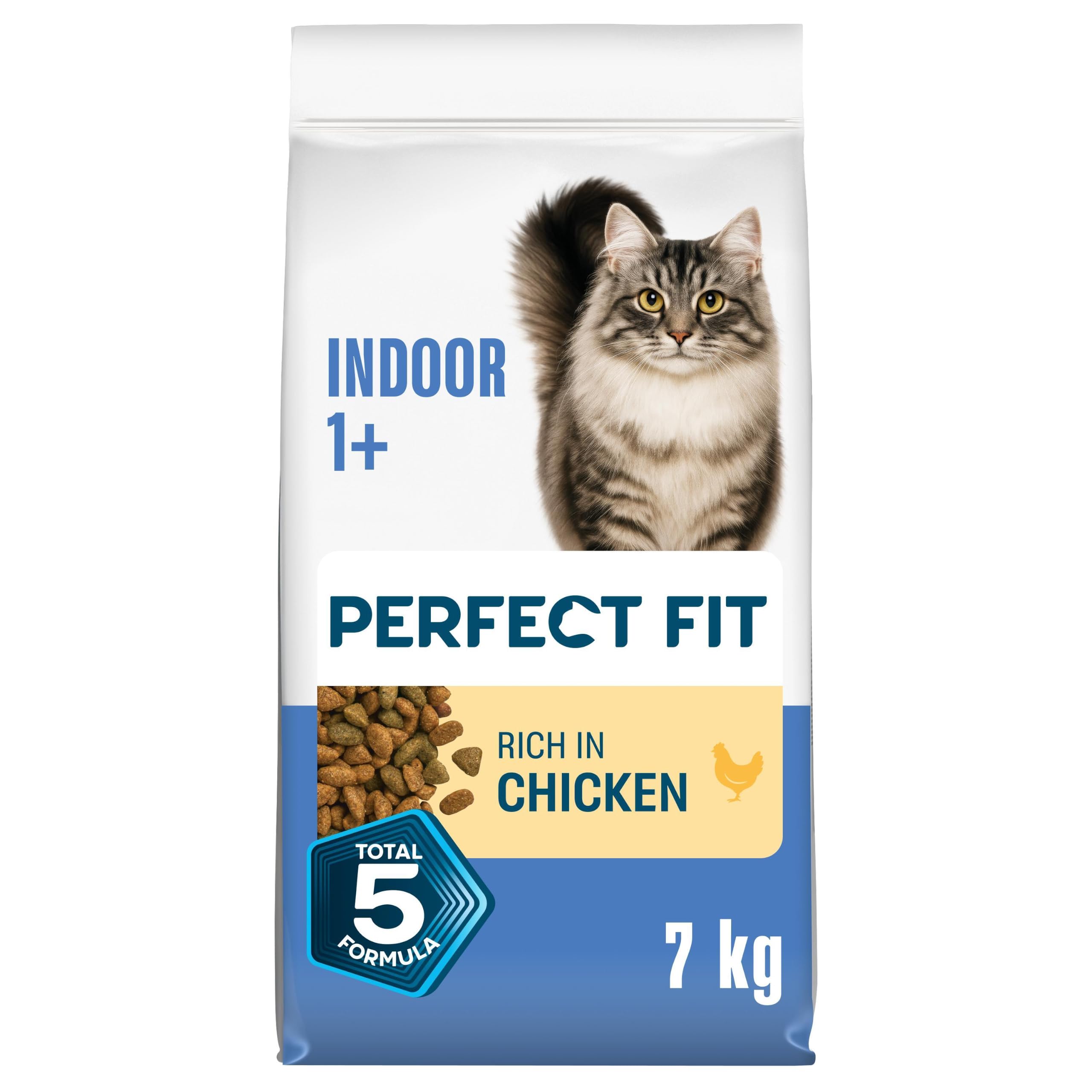 Indoor Adult 1+ Dry Cat Food 7 kg Chicken