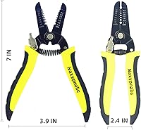 Vista 2 de Herramienta Pelacables de Alambre 10-22 AWG, Pelacables de Micro Alambre, Alicates de Alambre Aislado, Herramienta Multifuncional de Pelacables