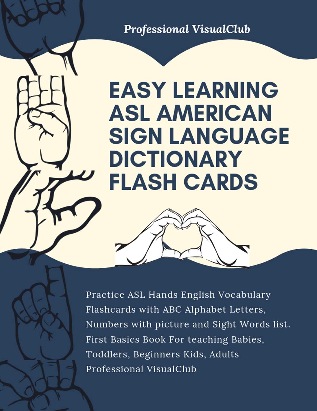 Buy Easy Learning ASL American Sign Language Dictionary Flash Cards