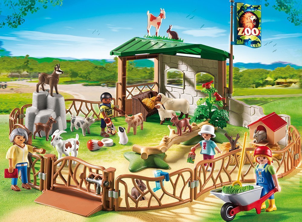 PLAYMOBIL 6635 - Lo Zoo dei Bimbi, 4 Pezzi