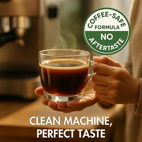 Miniatura 8 de Descalcificador de cafetera  10 usos  Solución de descalcificación Keurig  Descalcificador universal para Keurig, Nespresso, Delonghi, Breville,