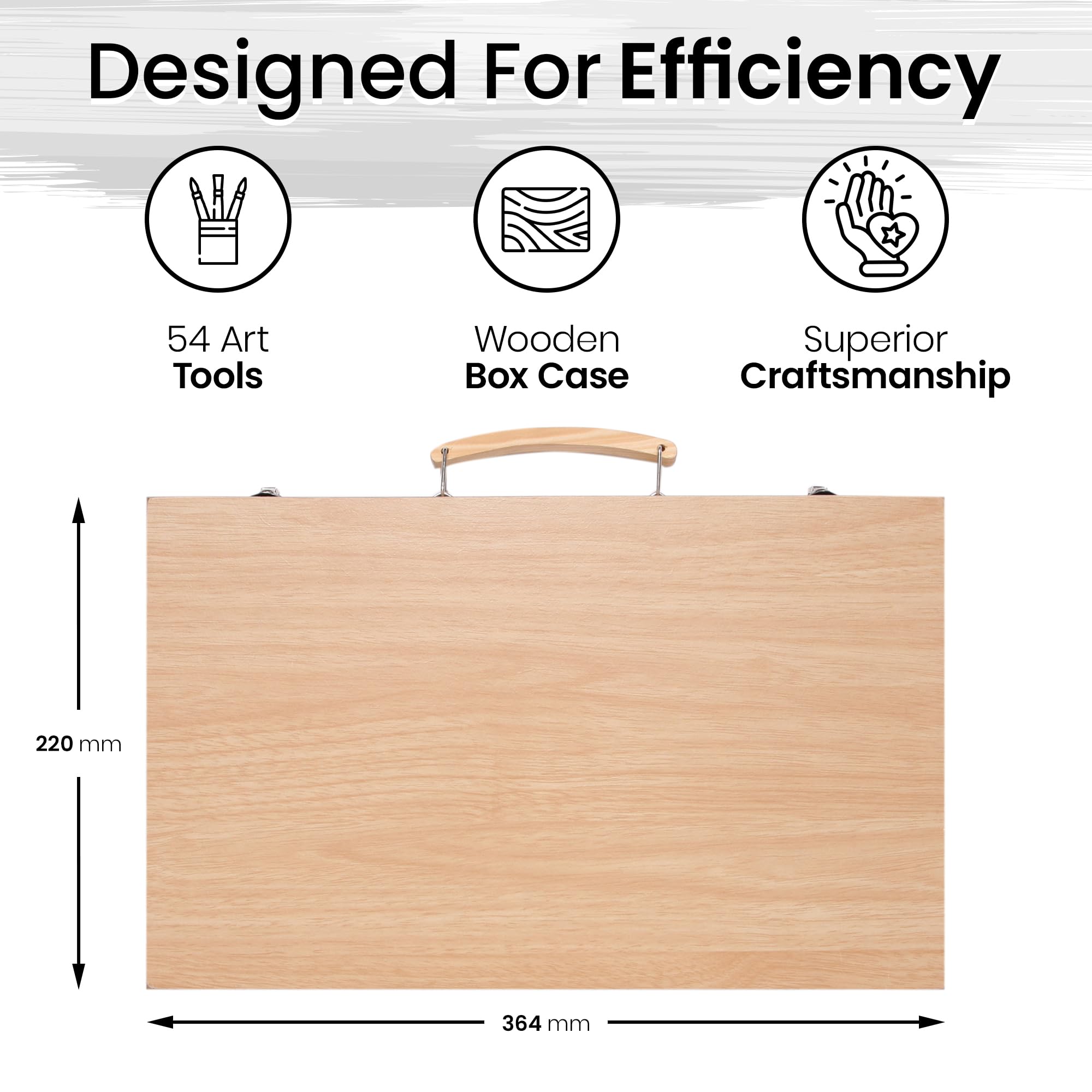 Amazon.com : ARTISTIK Sketching Wooden Box Art Set with Mannequin