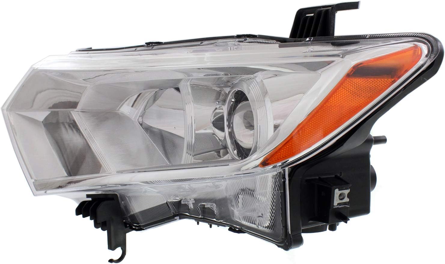 Compatible with 12-17 Quest Van Front Halogen Headlight Headlamp Head Light with Bulb Left Driver Side